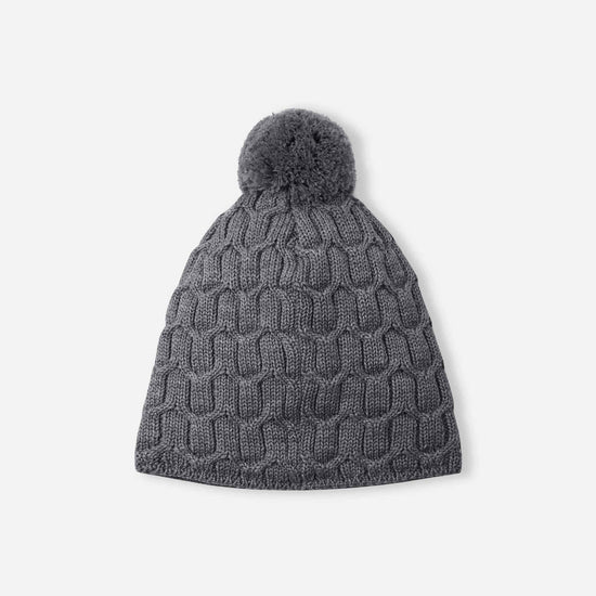 Reima Nyksund Merino-Beanie Kinder – Melange Grey – Ansicht 3