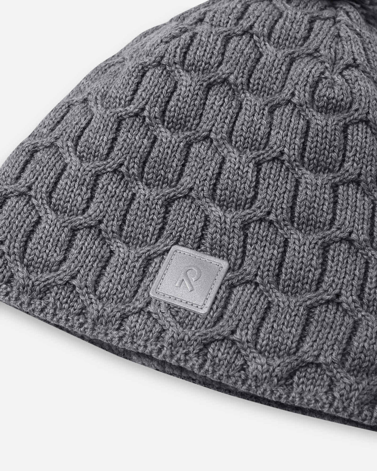 Reima Nyksund Merino-Beanie Kinder – Melange Grey – Ansicht 4