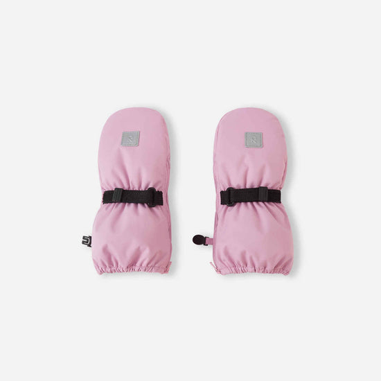 Reima Villatassu Winterfäustlinge Kleinkinder Grey Pink – Packshot Vorderseite