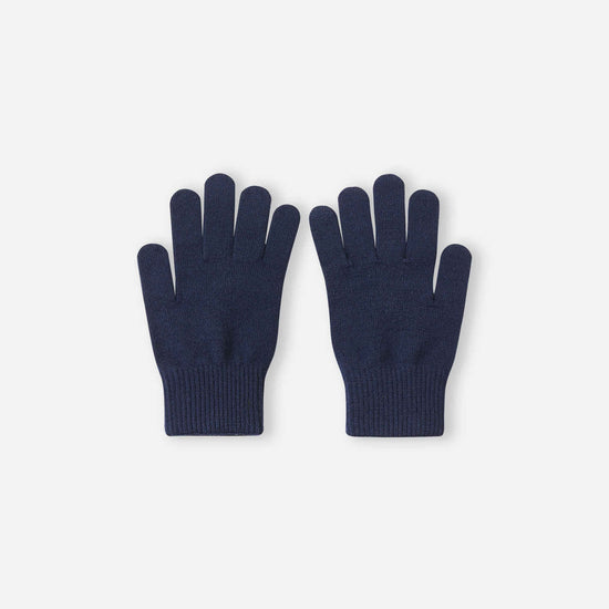 Reima Vipatus Strickhandschuhe Kinder Navy – Packshot Rückseite