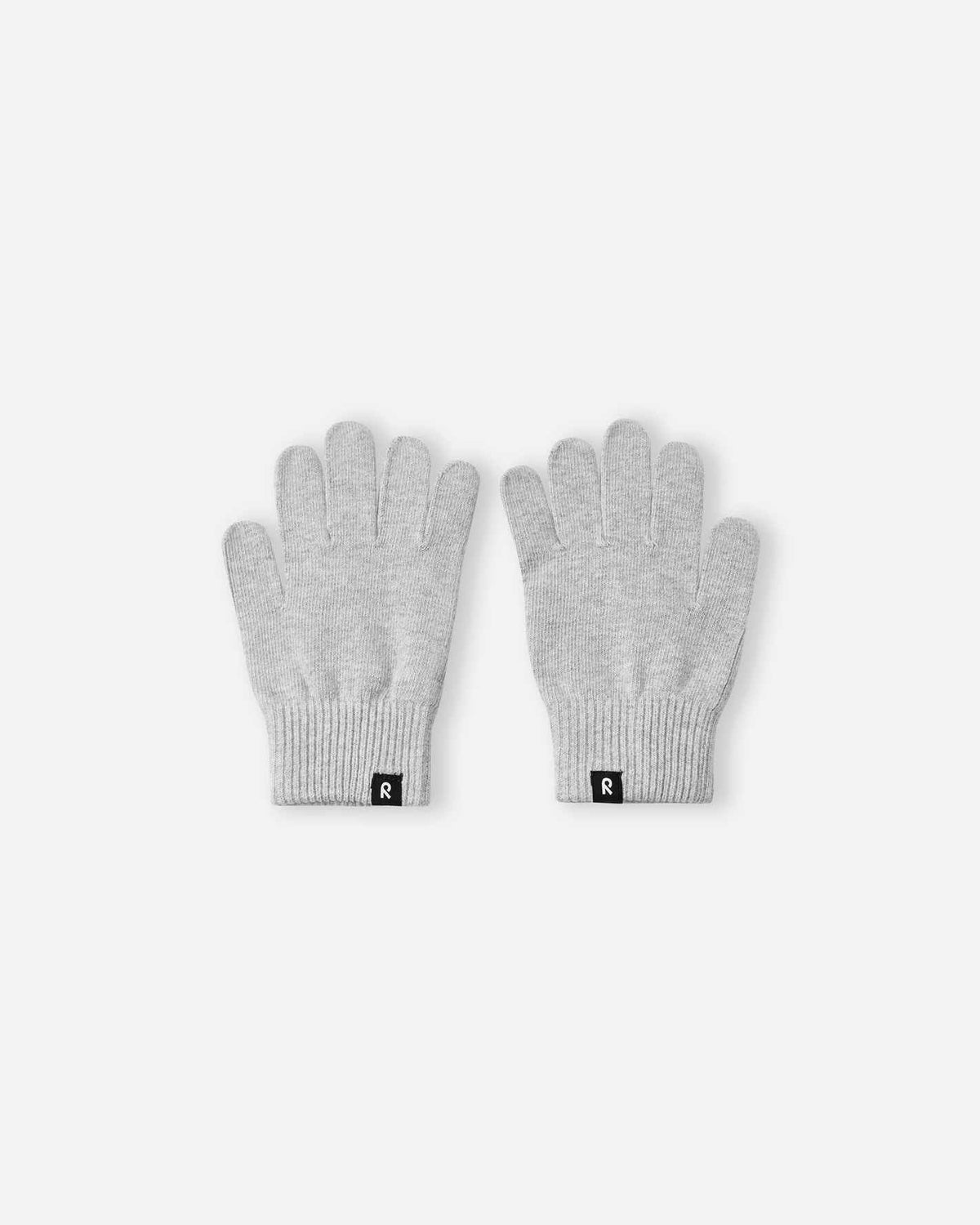Reima Vipatus Strickhandschuhe Kinder Melange Grey – Packshot Rückseite