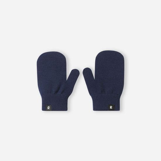 Reima Vantus Strickfäustlinge Kinder Navy – Packshot Vorderseite