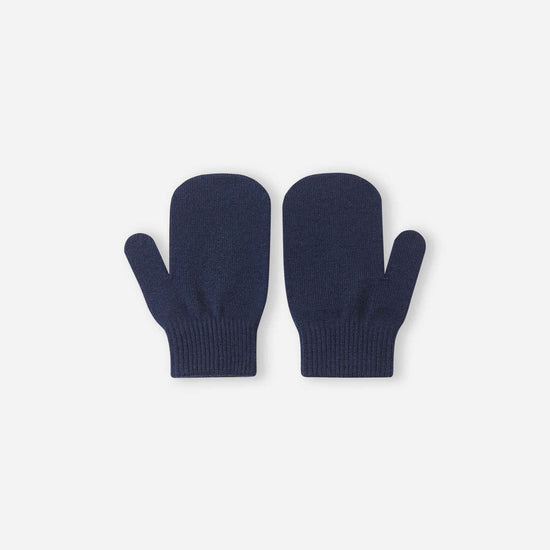 Reima Vantus Strickfäustlinge Kinder Navy – Packshot Rückseite