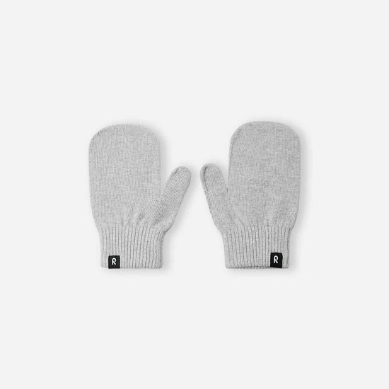 Reima Vantus Strickfäustlinge Kinder Melange Grey – Packshot Vorderseite