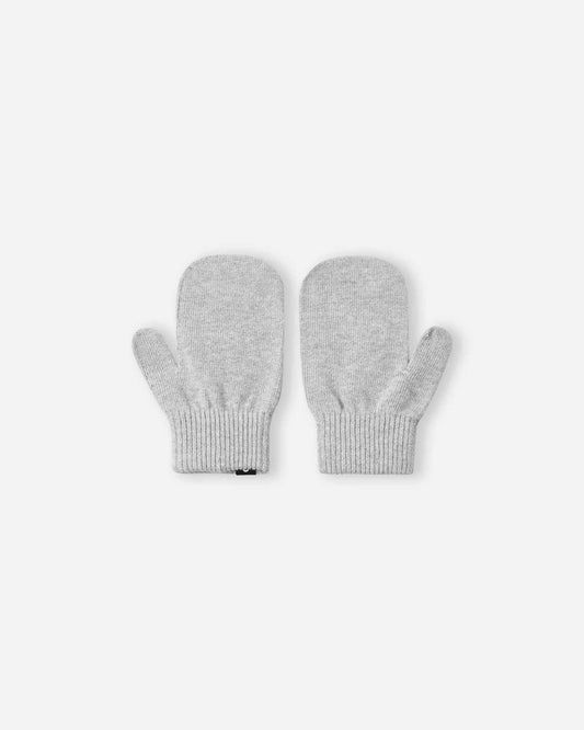 Reima Vantus Strickfäustlinge Kinder Melange Grey – Packshot Rückseite