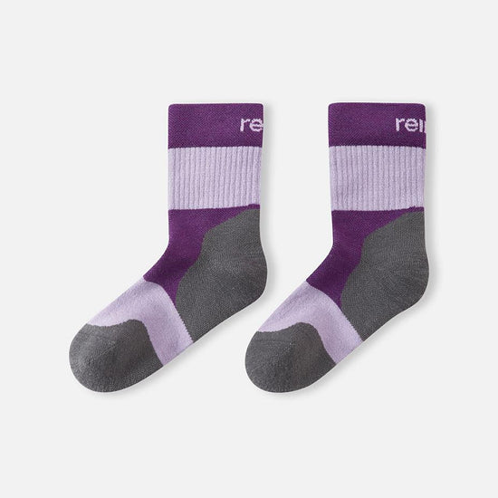 Reima Patikka Wollsocken Kinder Blooming Lilac – Packshot Paar