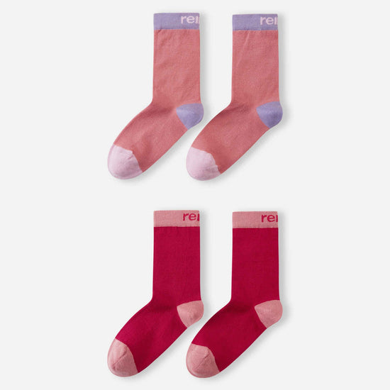 Reima Parit Wollsocken Kinder 2er-Pack Rose Blush – Packshot 1