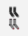 Reima Parit Wollsocken Kinder 2er-Pack Black – Packshot 2