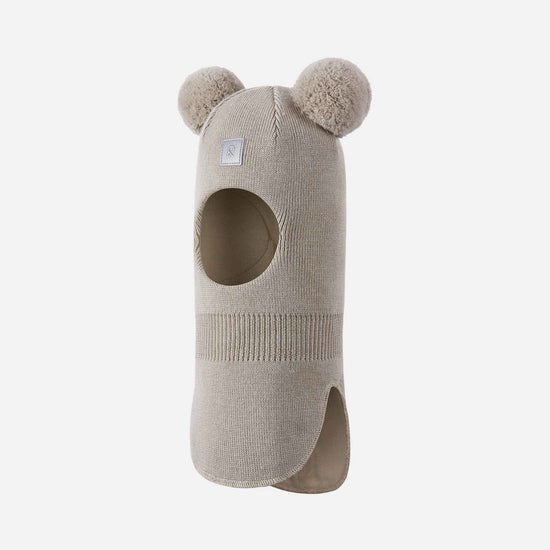 Reima Vekkuli Schalmütze Kinder Earthy Beige – Packshot Vorderseite