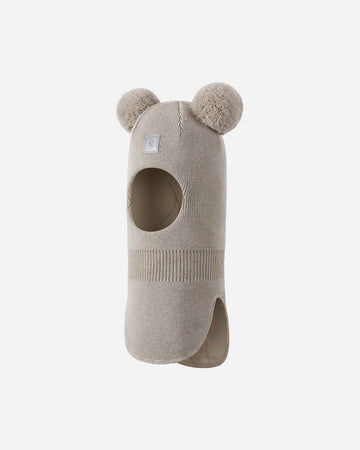 Reima Vekkuli Schalmütze Kinder Earthy Beige – Packshot Vorderseite