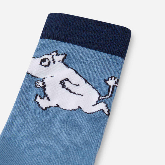 Reima Moomin Randig Wollsocken Kinder Blue Ocean – Packshot 2