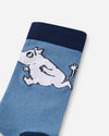 Reima Moomin Randig Wollsocken Kinder Blue Ocean – Packshot 2