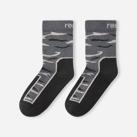 Reima Kuivilla Wandersocken Kinder Soft Black – Packshot 1