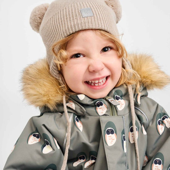 Reima Kumpi Merino-Beanie Kleinkinder – Earthy Beige