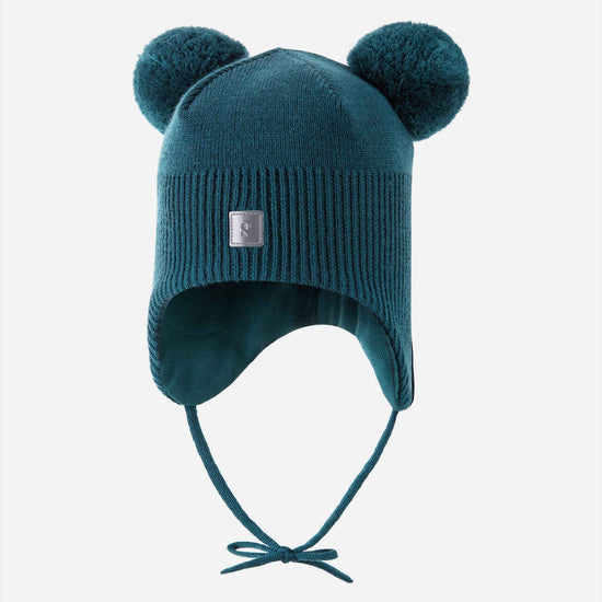 Reima Kumpi Merino-Beanie Kleinkinder – Dark Teal