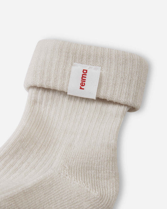 Reima Mussukka Merino-Socken Baby 2er-Pack Birch Beige – Packshot 2