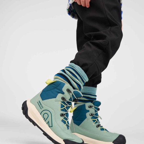 Reima Kulkuri Frost ReimaTec Winterstiefel Kinder Stone Green – Packshot Ansicht 1