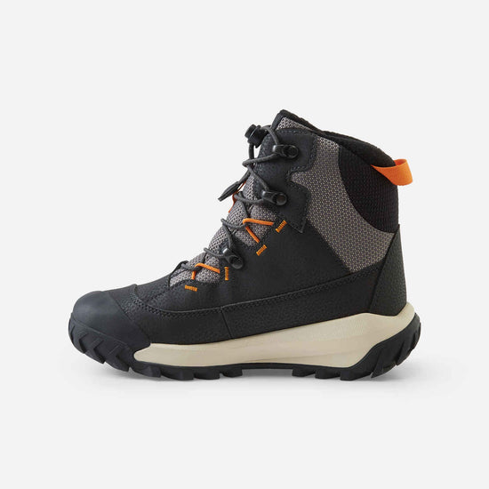 Reima Kulkuri Frost ReimaTec Winterstiefel Kinder Black – Packshot Ansicht 3