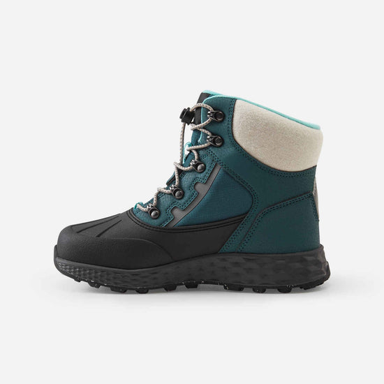 Reima Hallava Lace ReimaTec Winterstiefel Kinder Dark Teal – Packshot Ansicht 2