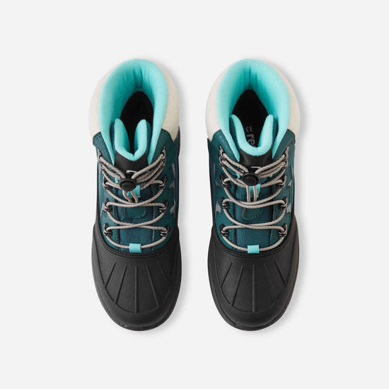 Reima Hallava Lace ReimaTec Winterstiefel Kinder Dark Teal – Packshot Ansicht 4
