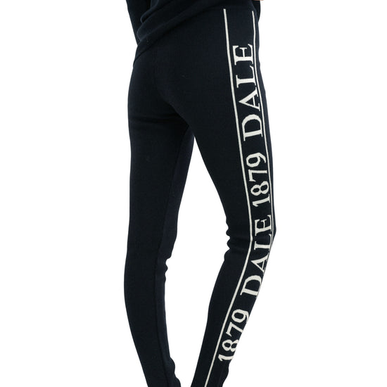 Dale Of Norway SKARSTIND 1879 TIGHTS FEMININE Black Offwhite M - PeakStyle