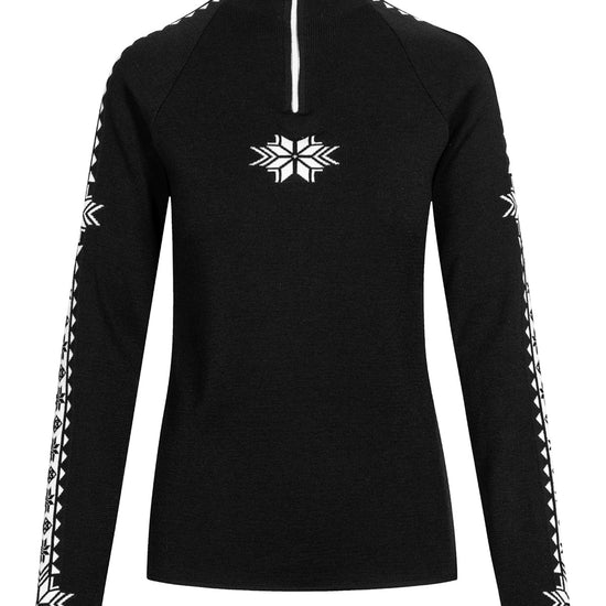 Dale Of Norway W GEILO FEM SWEATER Black Offwhite XL - PeakStyle