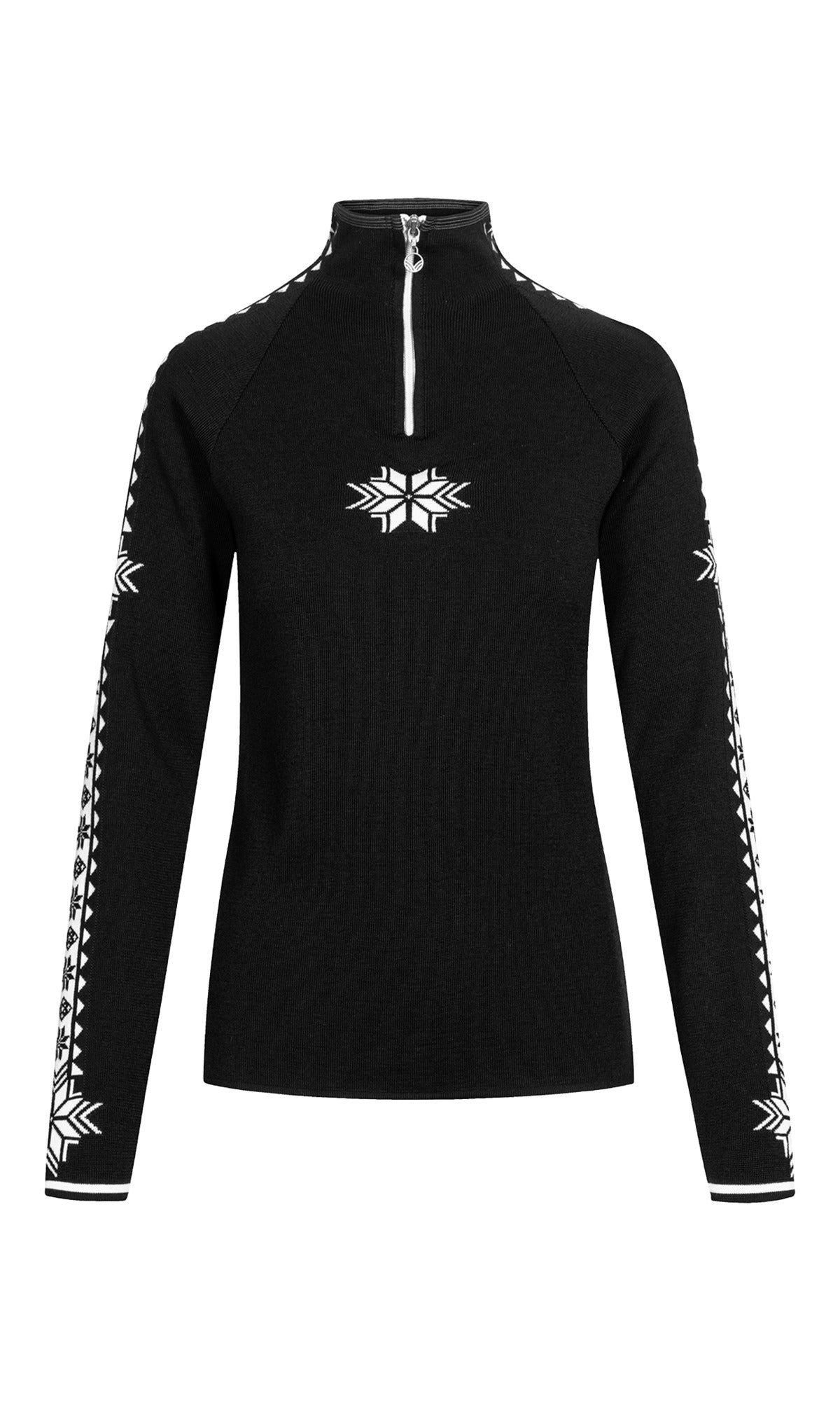 Dale Of Norway W GEILO FEM SWEATER Black Offwhite XL - PeakStyle