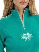 Dale Of Norway W GEILO FEM SWEATER Peacock Offwhite XL - PeakStyle