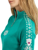 Dale Of Norway W GEILO FEM SWEATER Peacock Offwhite XL - PeakStyle