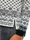 Dale Of Norway W SOLFRID FEM JACKET Offwhite Black Schiefer Grau XS - PeakStyle