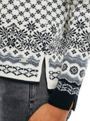 Dale Of Norway W SOLFRID FEM JACKET Offwhite Black Schiefer Grau XS - PeakStyle