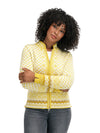 Dale Of Norway W SOLFRID FEM JACKET Sweethoney Offwhite XXL - PeakStyle