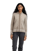 Dale Of Norway W SOLFRID FEM JACKET Mountainstone Sand Offwhite XXL - PeakStyle