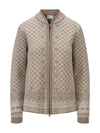 Dale Of Norway W SOLFRID FEM JACKET Mountainstone Sand Offwhite XXL - PeakStyle