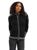 Dale Of Norway W 140TH ANNIVERSARY FEM JACKET Black Offwhite Smoke XL - PeakStyle