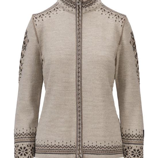 Dale Of Norway W 140TH ANNIVERSARY FEM JACKET Sand Coffee Mountainstone XL - PeakStyle