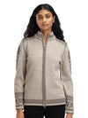 Dale Of Norway W 140TH ANNIVERSARY FEM JACKET Sand Coffee Mountainstone XL - PeakStyle