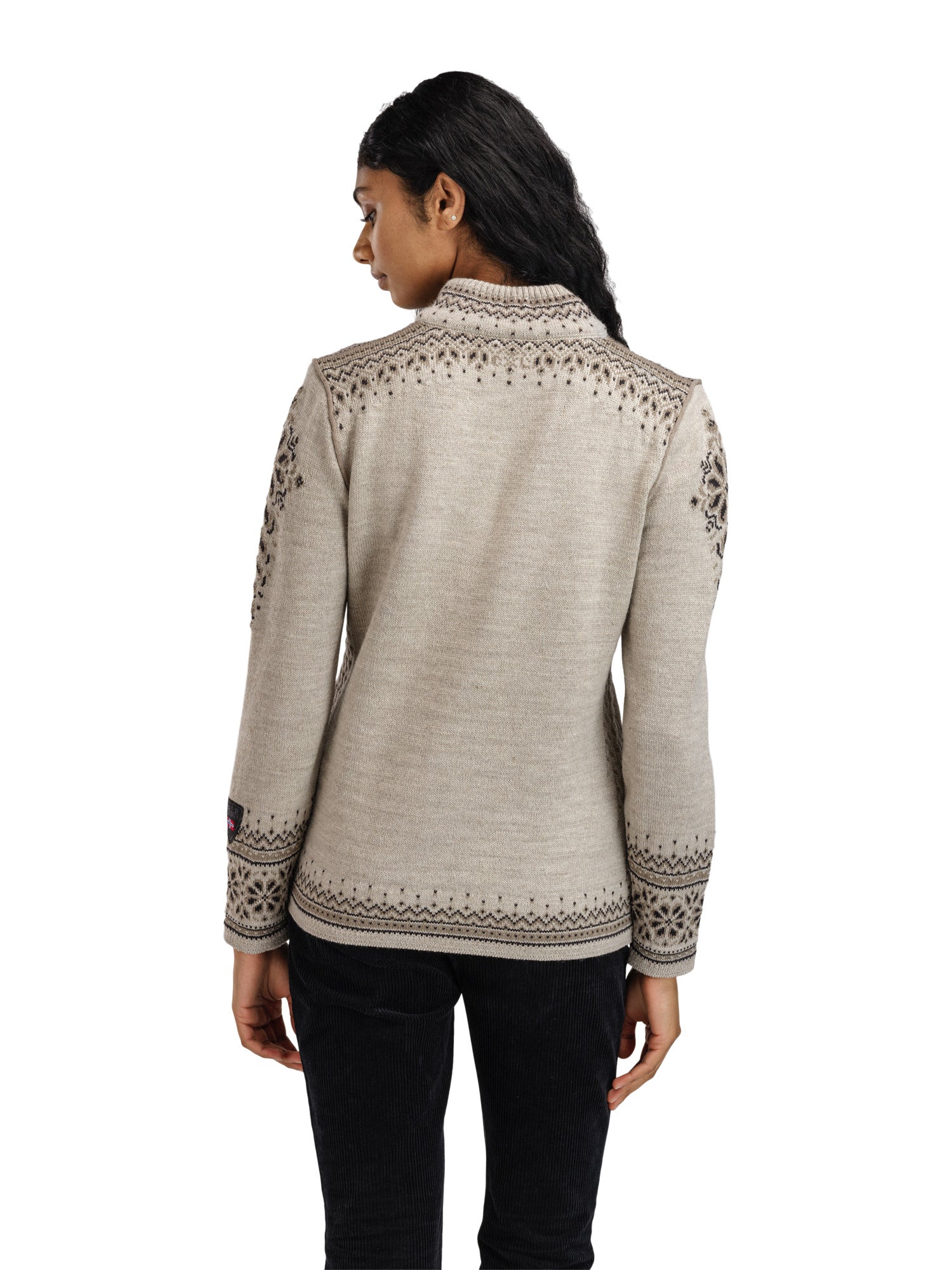 Dale Of Norway W 140TH ANNIVERSARY FEM JACKET Sand Coffee Mountainstone XL - PeakStyle