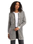 Dale Of Norway W INGEBORG FEM JACKET Offwhite Black Gravuvig Smoke XL - PeakStyle