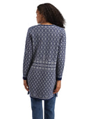 Dale Of Norway W INGEBORG FEM JACKET Electricstorm Offwhite Blue XL - PeakStyle