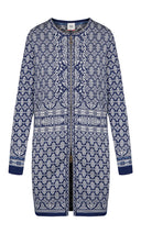 Dale Of Norway W INGEBORG FEM JACKET Electricstorm Offwhite Blue XL - PeakStyle