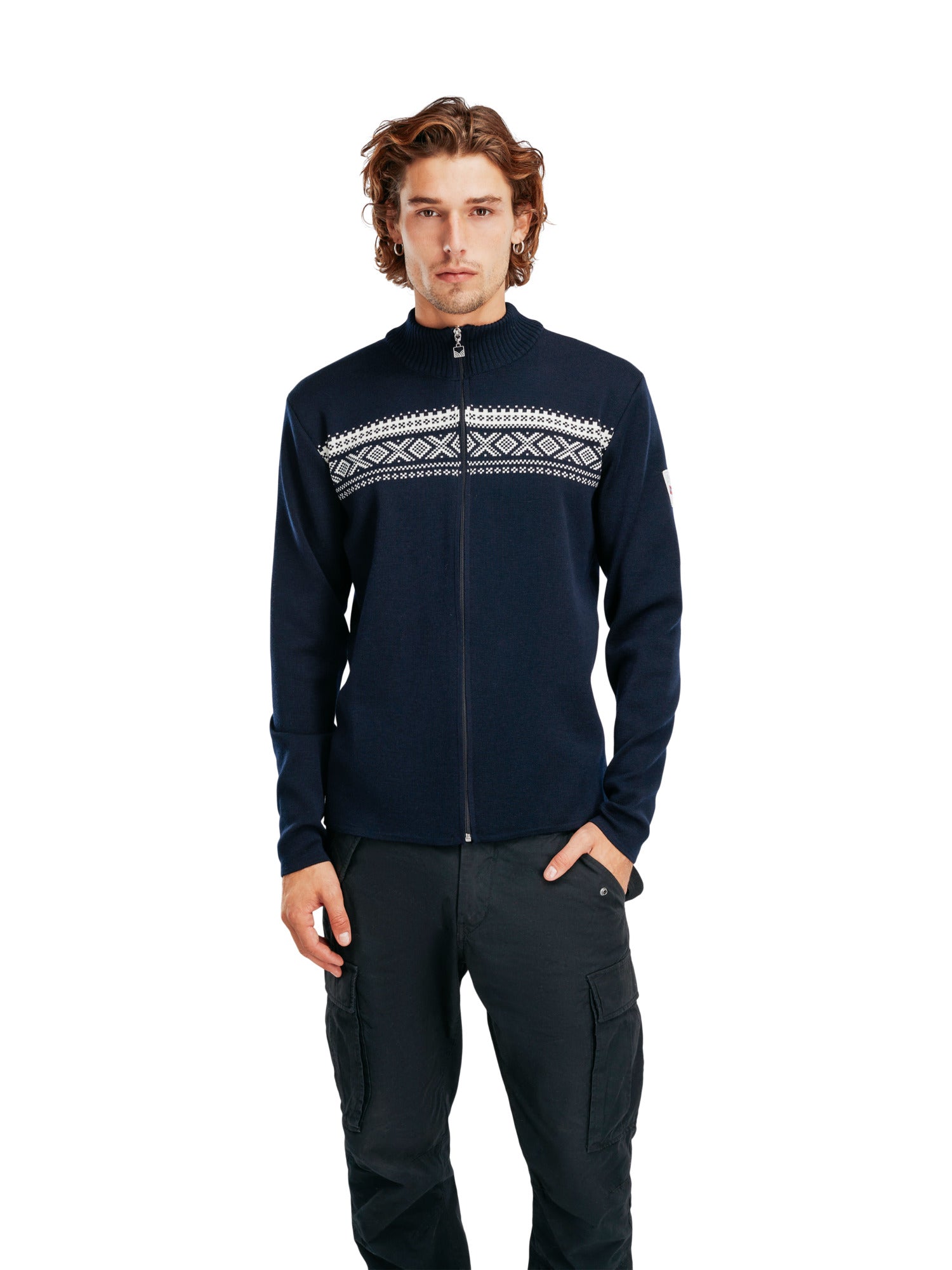 Dale Of Norway M DALESTØLEN MASC JACKET Navy Offwhite XXL - PeakStyle