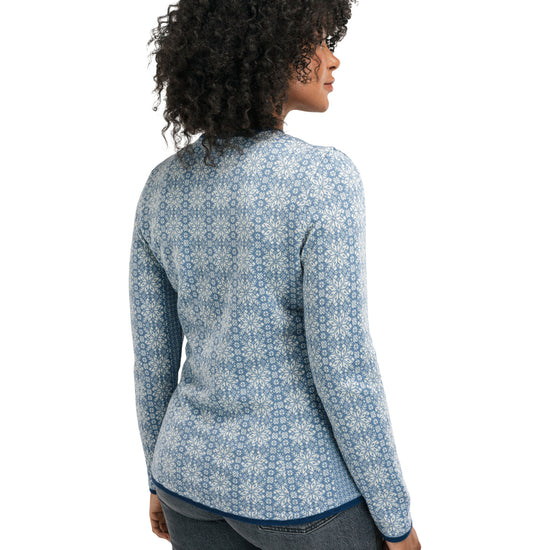 Dale Of Norway W OTHELIE FEM JACKET Blueshadow Offwhite XL - PeakStyle