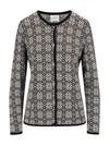 Dale Of Norway W OTHELIE FEM JACKET Black Offwhite L - PeakStyle