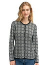 Dale Of Norway W OTHELIE FEM JACKET Black Offwhite L - PeakStyle