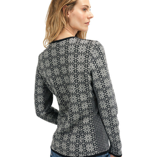 Dale Of Norway W OTHELIE FEM JACKET Black Offwhite L - PeakStyle
