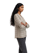 Dale Of Norway W OTHELIE FEM JACKET Mountainstone Offwhite Mt.s XL - PeakStyle