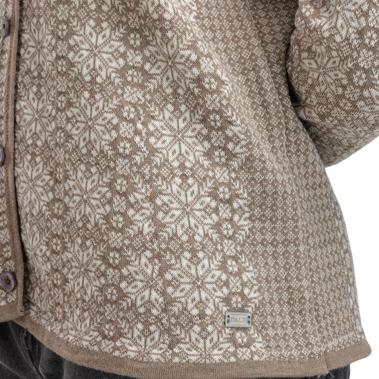 Dale Of Norway W OTHELIE FEM JACKET Mountainstone Offwhite Mt.s XL - PeakStyle