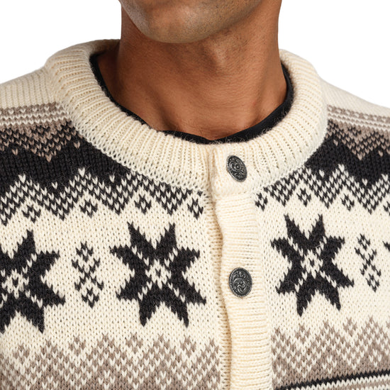 Dale Of Norway M VEAFJORD MASC JACKET Cream Mountainstone Coffee XXL - PeakStyle