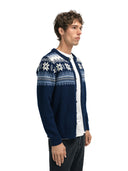 Dale Of Norway M VEAFJORD MASC JACKET Navy Blueshadow Cream XXL - PeakStyle